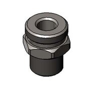 3/8 In NPT Male X 7/8-20 UN Chrome Plated Brass Male Faucet Adapter