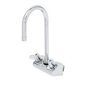 Equip 4 In Wall Mount Faucet, 5-1/2 In Swivel Gooseneck, 2.2 GPM