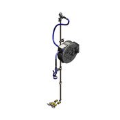 Hose Reel System, Enclosed, 3/8" X 30' Hose, Vacuum Breaker, Exposed Piping and Accessories