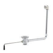Waste Drain Valve, Twist Handle, 3 Inch X 2 Inch with Overflow
