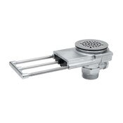 Modular Waste Drain, 3-1/2" Sink Opening, 1-1/2" NPT Adapter with 5" Handle Extension