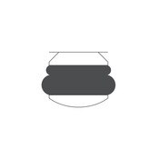 O-Ring, 1/8 ID X 1/4 OD X 1/16 Thick, 10 Pack, Acorn