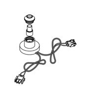 Single Temperature 60 Second Electric Push Button, Acorn