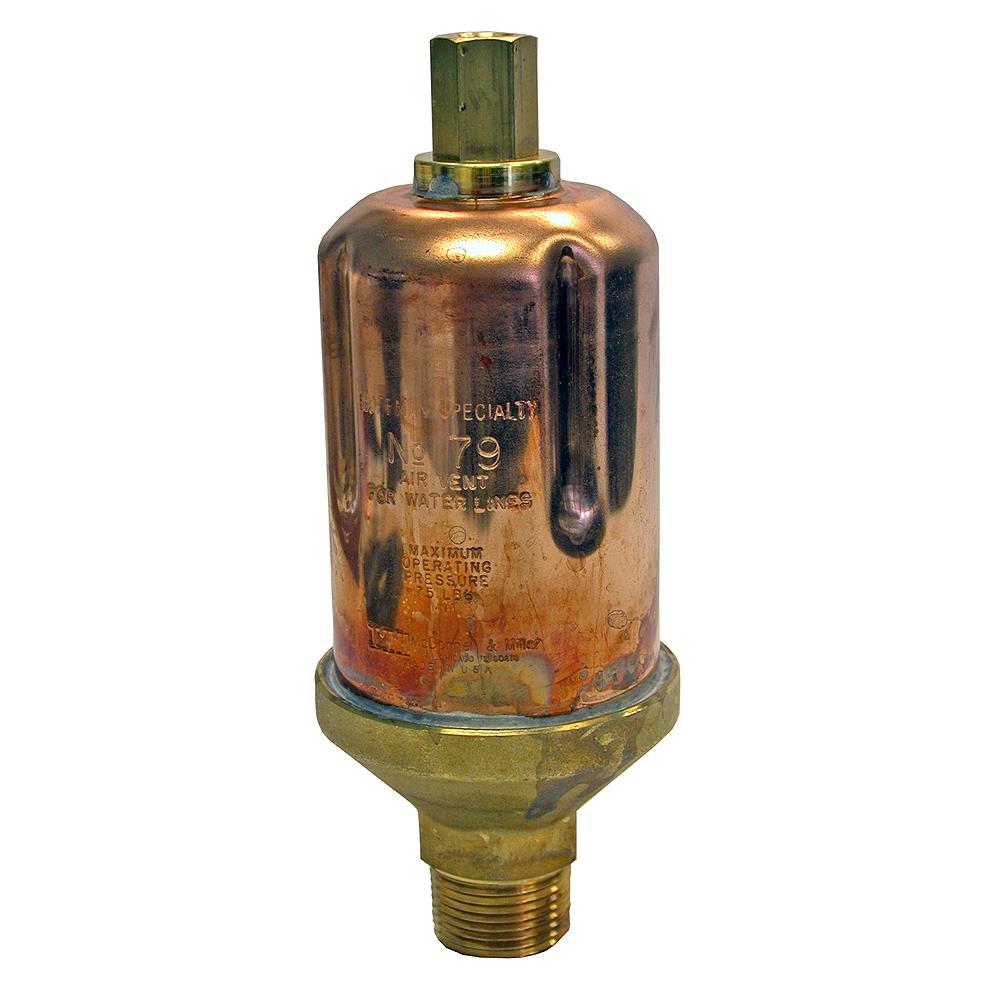 Hoffman Model 79 Water Main Vent Valve 1/2 NPT Female X 3/4