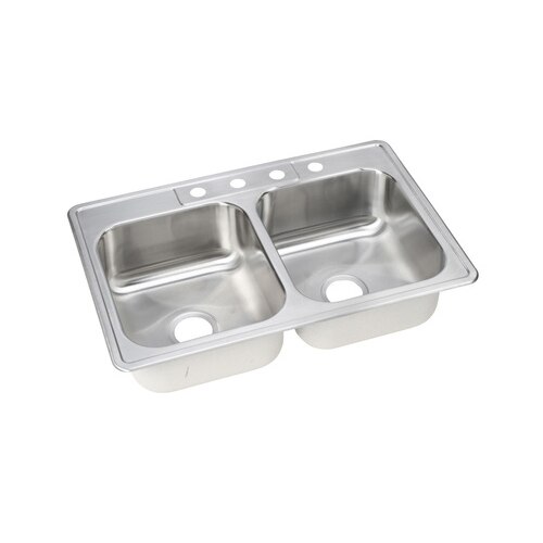 20 Gauge Stainless Steel 33 Inch x 22 Inch x 8.0625 Inch Dou