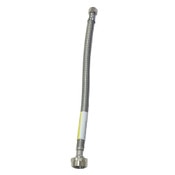 Supply Tube Stainless Flex 3/8 OD X 7/8 Brass BC X 12 Inch