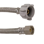 Supply Tube Stainless Flex 3/8 OD X 7/8 BC X 16 Inch
