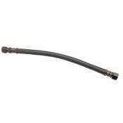 Supply Tube Stainless Flex 3/8 OD X 3/8 OD Male X 12 Inch