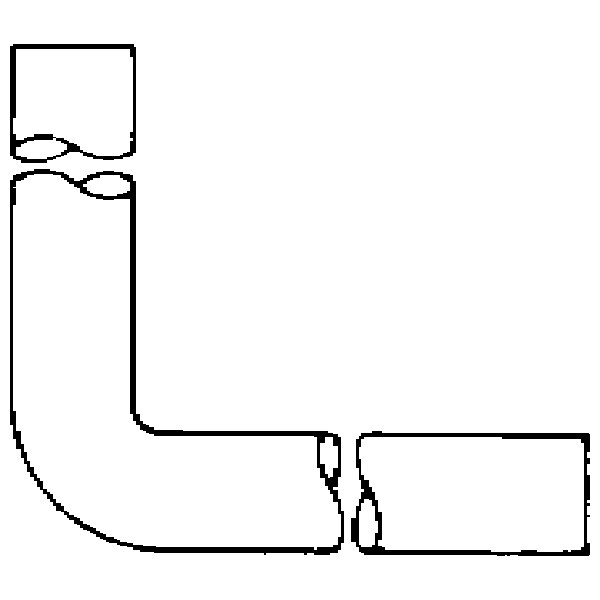 Overflow Waste Drain Elbow 1 1/4 X 14 X 18 Inch Chrome Plated works with 3 Inch and 3 1/2 Inch Sink Openings