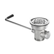 Twist Waste Drain for 3-1/2 In Sink Opening With 1-1/4 In Overflow Outlet