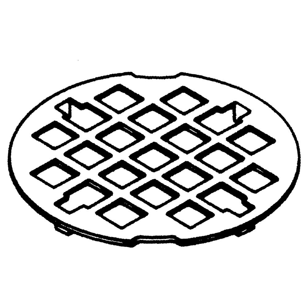 Strainer Grid White Plastic Fits Casper