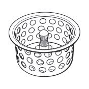 Strainer Cup Replacement 1 7/8 In With Post