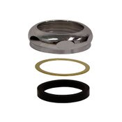 Slip Joint Nut Set 1-1/2 IP X 1-1/2 OD, Brass Chrome 