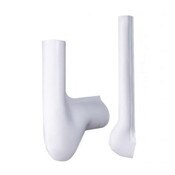 1 P Trap And 1 Supply 2 Piece Kit White