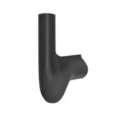 2 Inch ADA P-Trap Cover/Insulator Black with Snap-Lock and Velcro Fasteners