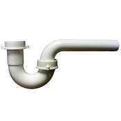 P-Trap 1 1/2 PVC J Bend With 1 1/4 PVC Outlet