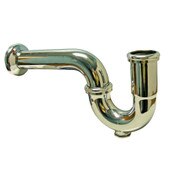 17 Gauge P-Trap 1 1/2 Inch Chrome with Clean Out