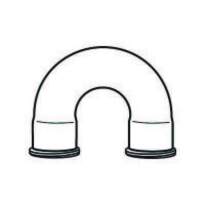 U Bend 1 1/2 Cp 17 Gauge W/Dbl Well