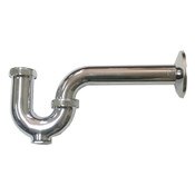 P-Trap 1 1/4 Chrome With Cast Body and Clean Out