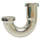 J-Bend 1 1/2 Inch Chrome 17 Gauge