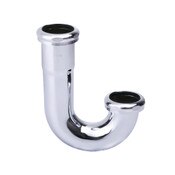 J-Bend 1 1/2 Chrome Hi Inlet Less Clean-Out 22 Gauge