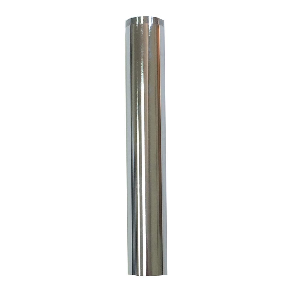 Tailpiece 1 1/2 Thread To 1 1/4 X 8 Chrome 17 Gauge