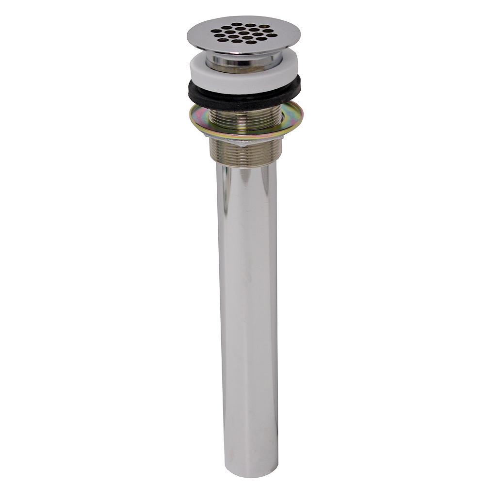 Chrome Grid Strainer Assembly 1-1/4 Inch For Commercial Lavatory, Less Overflow