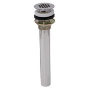 Chrome Grid Strainer Assembly 1-1/4 Inch For Commercial Lavatory, Less Overflow