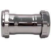 Coupling 1 1/4 Double Slip Joint Chrome 22 Gauge