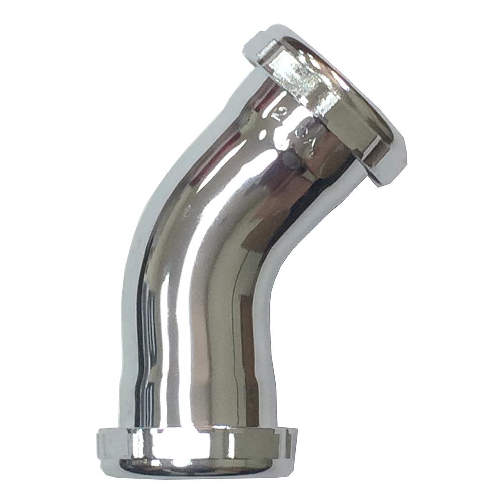 Elbow 45 1 1/4 Double Slip Joint Chrome