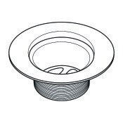 Bath Waste Plug 1 1/2 Fine Thread Chrome