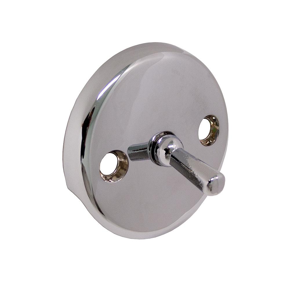 Bath Waste and Overflow Plate Lever Style Chrome Quality