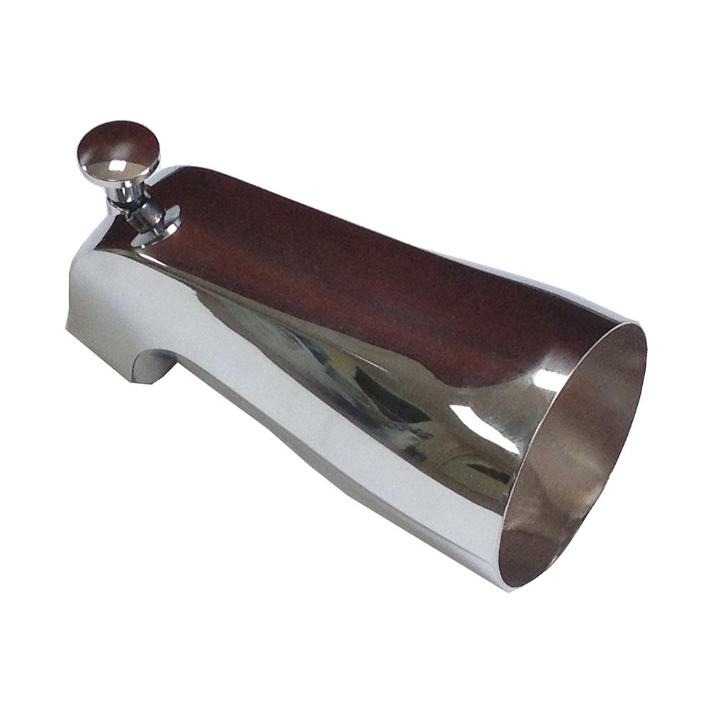 Tub Spout With Diverter 1/2 Fip Deep Socket Chrome