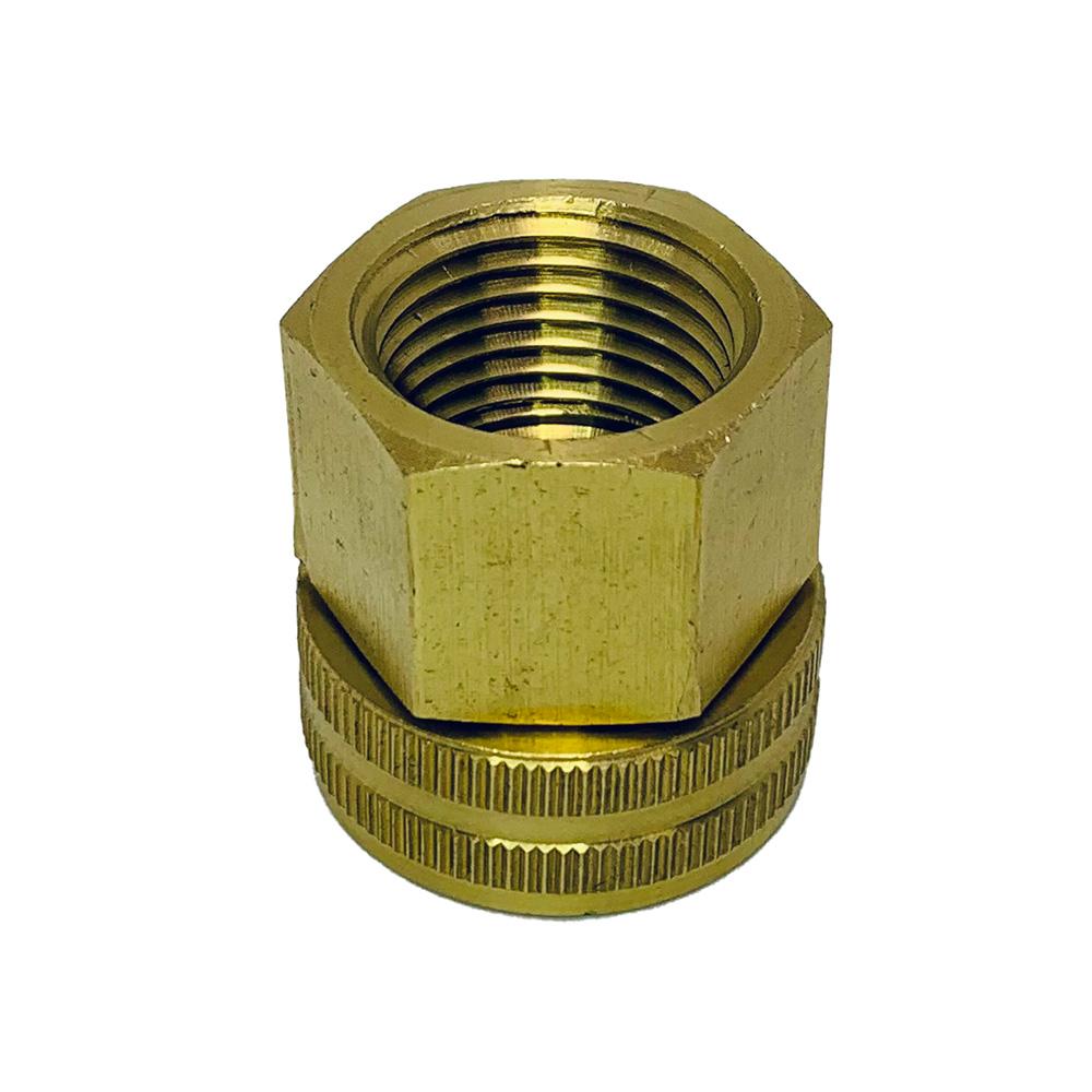 Brass Hose Swivel Adapter 1/2 FIP X 3/4 FHT