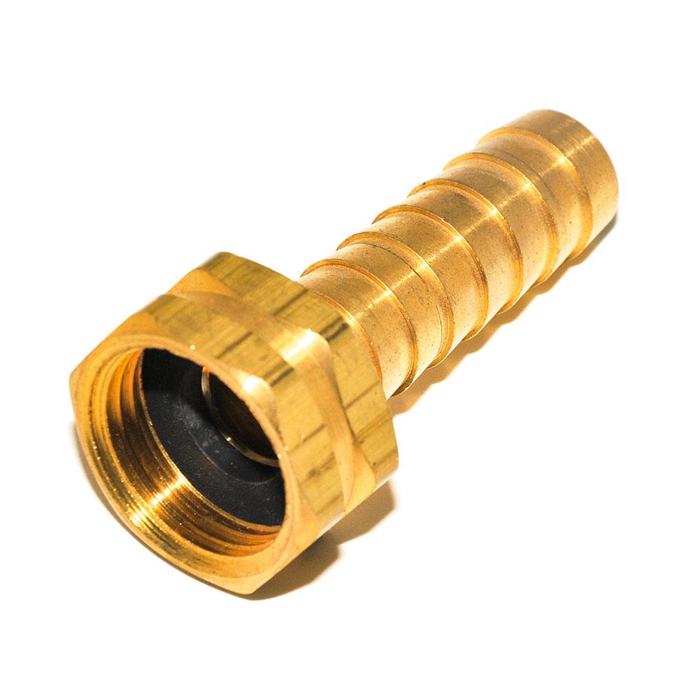 Hose Barb Fitting Long 5/8 Barb X 3/4 Fht Swivel