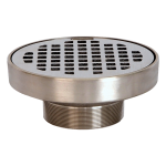 Brass Grate 6 5/8 Inch Fits 7 Inch Josam Series E1