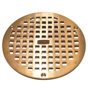 Grate 6 In Type B Brass Fits Z-400 Z-415 Zurn