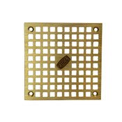 Grate 4-5/8 X 4-5/8 Square Bronze Z-400S Zurn
