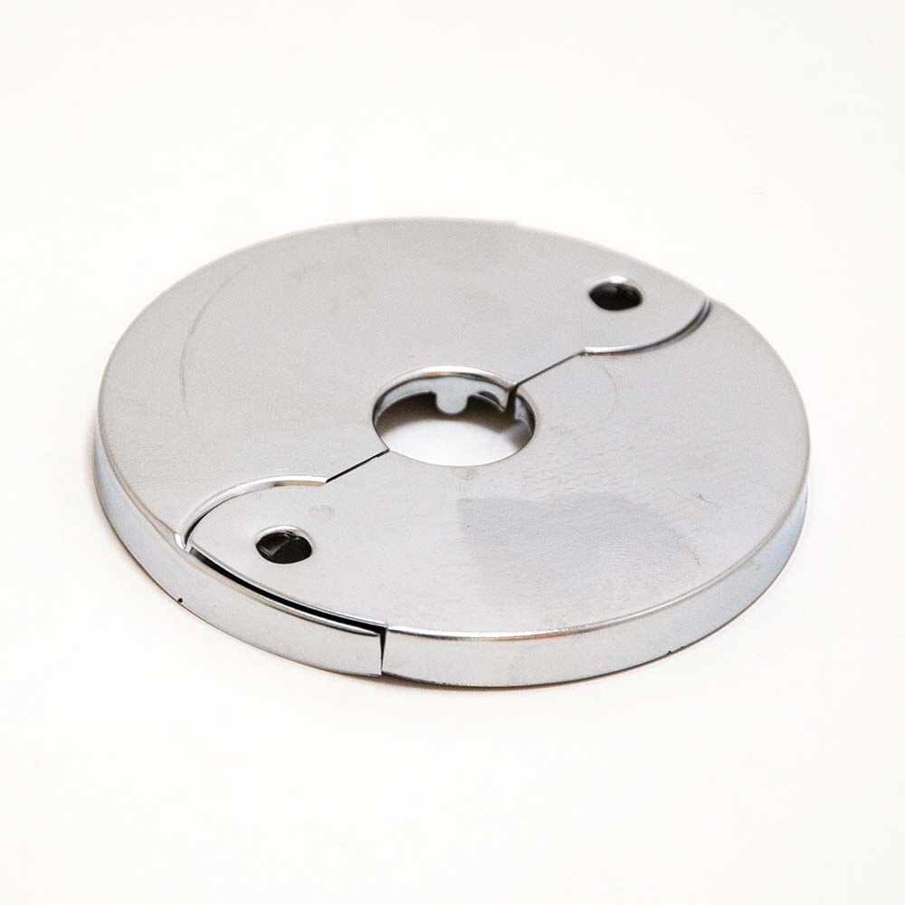 Escutcheon Flange Split Fits 1/2 In Copper Chrome