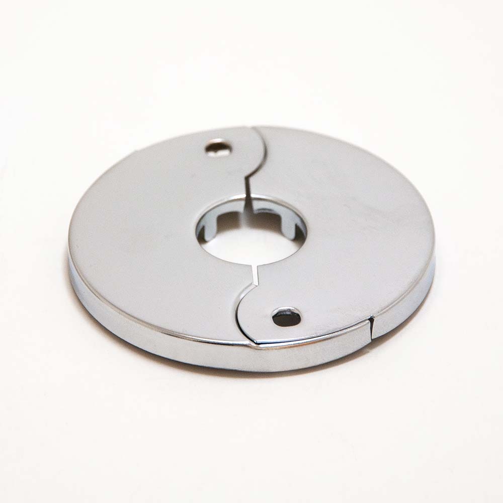 Escutcheon Flange Split Fits 1/2 In Ip Chrome