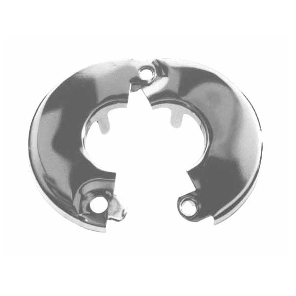 Escutcheon Flange Split Fits 1 1/4 In Copper Chrome