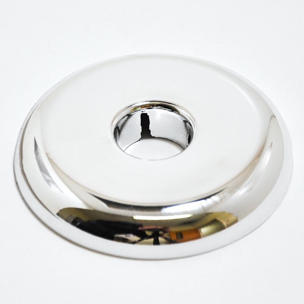 Escutcheon Flange Plastic Split 1/2 In Copper Chrome