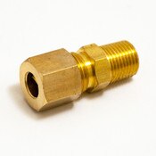 Compression Union Male 1/4 OD X 1/8 MIP Lead Free