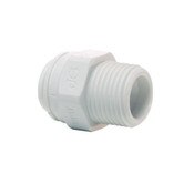 Straight Adapter, 3/8 OD X 1/4 NPTF