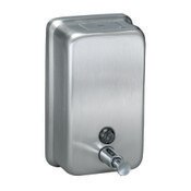 Wall Mount Push Button 40 Oz Liquid Soap Dispenser