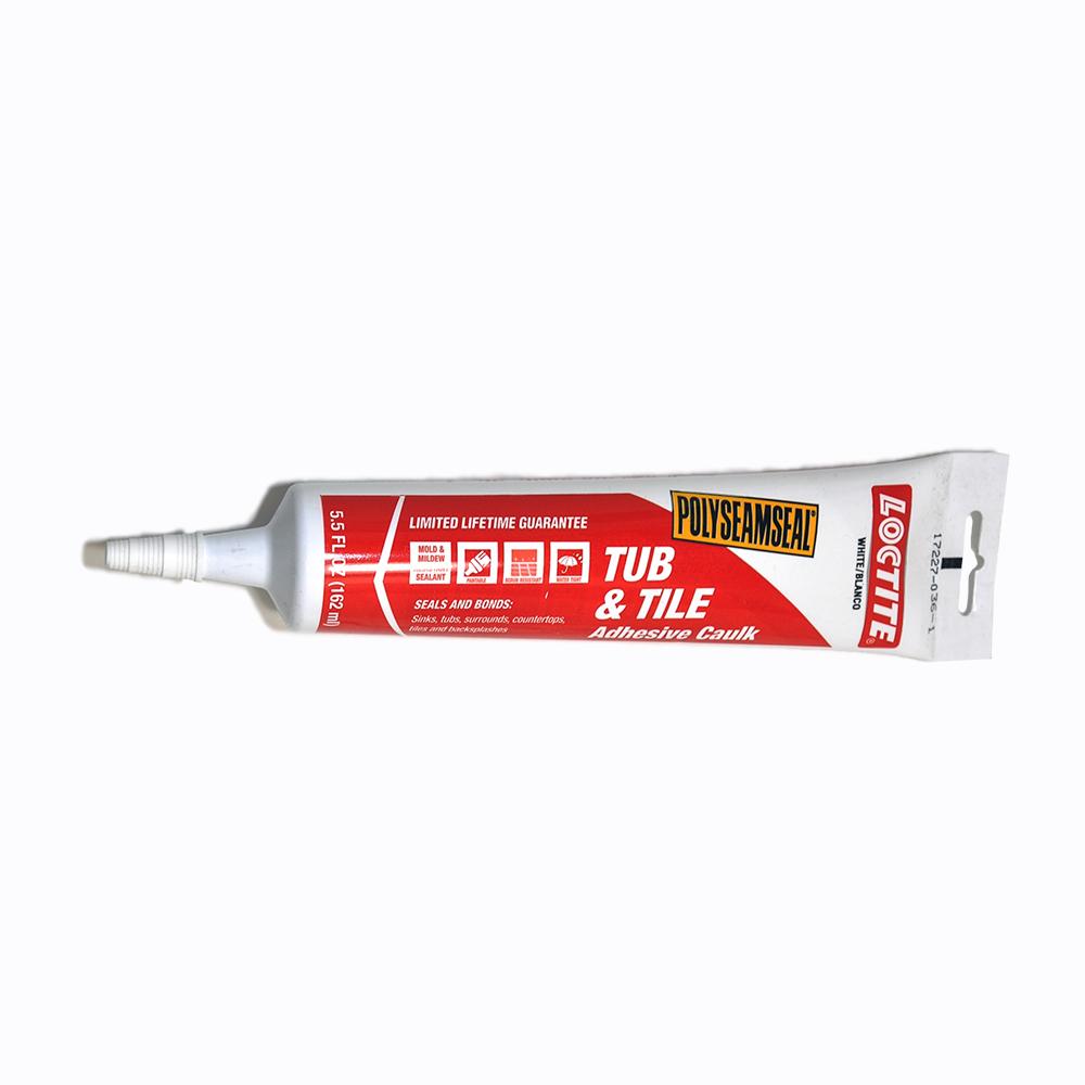 Loctite Polyseamseal Tube White Tub And Tile Adhesive Caulk