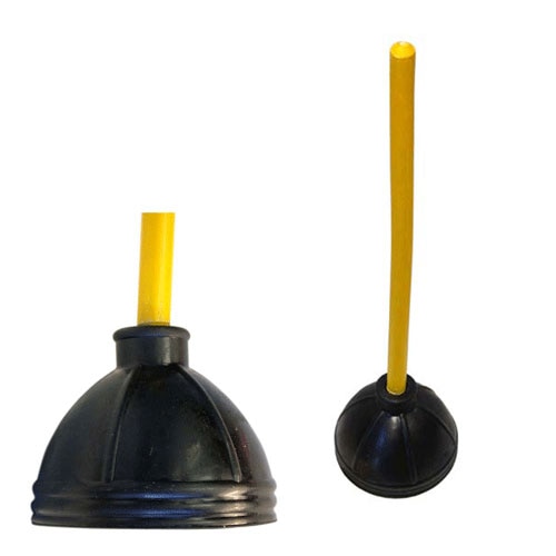 Hydro Thrust Toilet Plunger Force Cup Black