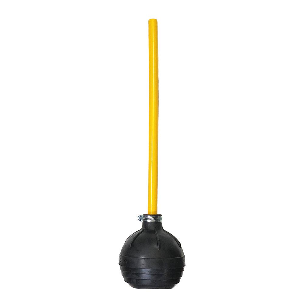 Plunger Toilet Super Force Extra Heavy Duty Black Rubber