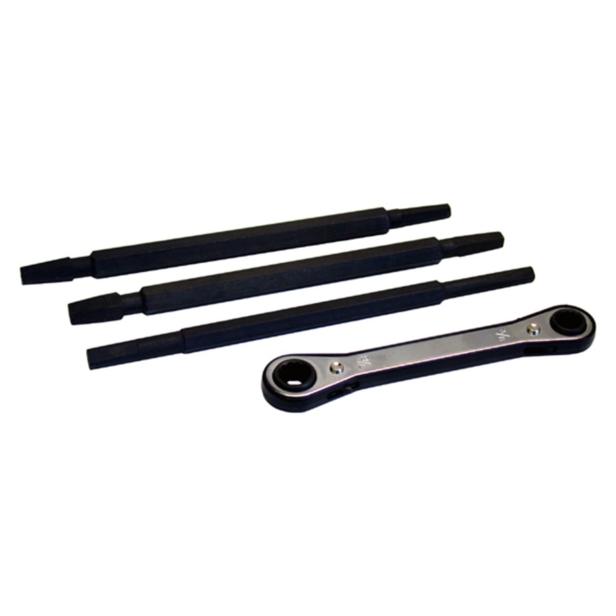 Seat Wrench Kit Four Piece Includes Hex, Small Square, Large