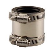 No Hub Coupling 1-1/2 In Cast Iron X 1-1/4 In Plastic